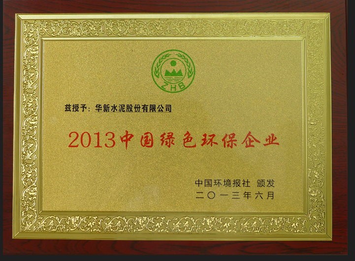 2013中国绿色环保企业